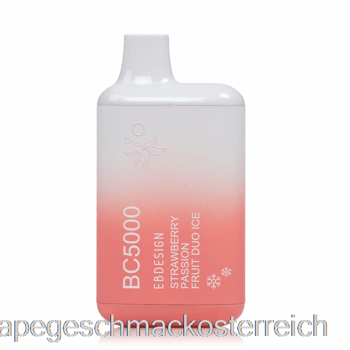 BC5000 Einweg-Erdbeer-Passionsfrucht-Duo-Eis-Vape-Geschmack